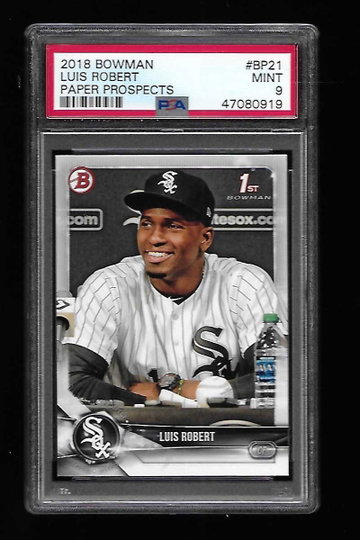 2018 Bowman Luis Roberts Paper Prospects