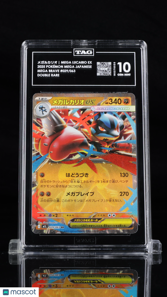 Pokémon MEGA Japanese メガルカリオ Mega Lucario EX TAG 10 #029/063