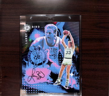 2025 Fanatics Under Wraps Emanate Basketball Larry Bird Halftone Short Edition /26