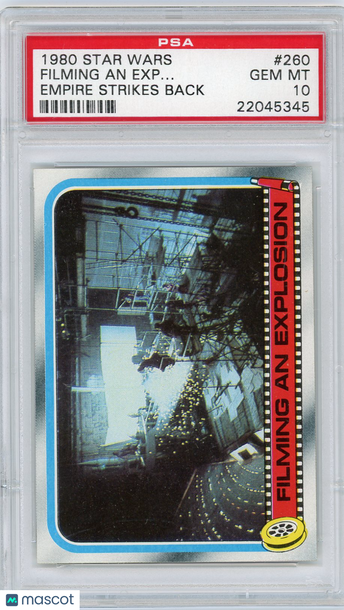 1980 Star Wars Empire Strikes Back Filming An Exp.. . #260 PSA 10