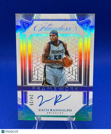 2024-25 Panini Flawless - Framework Signatures Zach Randolph #FRM-ZBO Autographed