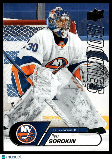 2020-21 Upper Deck NHL Star Rookies Box Set Ilya Sorokin #24