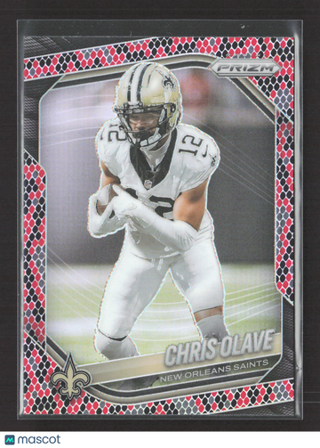 2025 Panini Prizm Chris Olave #192 Snakeskin