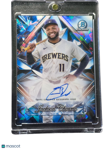 2025 Topps Bowman Sapphire Selections Autographs Jackson Chourio #SSA-JC