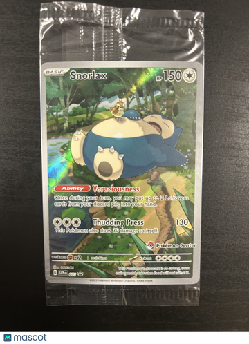 2023 Scarlet & Violet 151 Pokemon Center Snorlax Holo Black Star Promo #SVP EN 051