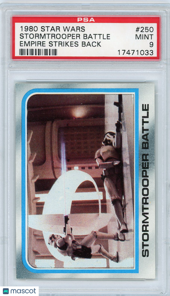 1980 Star Wars Empire Strikes Back Stormtrooper Battle #250 PSA 9