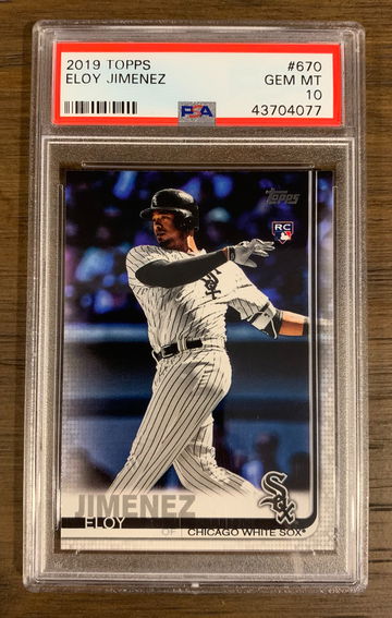 ELOY JIMENEZ 2019 Topps Series 2 RC #670 Rookie PSA 10 GEM MINT