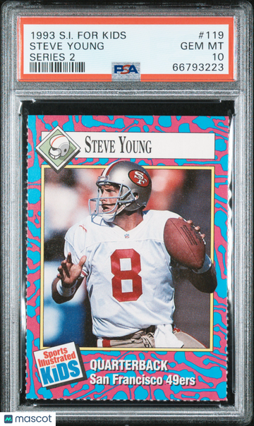 1993 S.I. For Kids Series 2 Steve Young #119 PSA 10