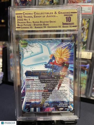 2022 Bandai Dragon Ball Super Starter Deck Blue Future Trunks (SS2) Holofoil CROWN 10