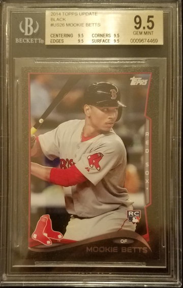 Mookie Betts pop 3, highest graded 