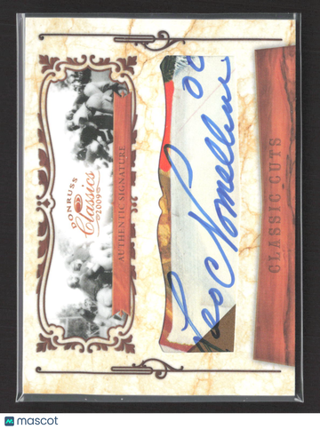 2009 Donruss Classics Classic Cuts Leo Nomellini #82 /14 Authentic Signature