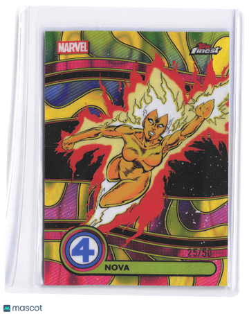 2026 Topps Finest Marvel Blacklight Nova Frankie Raye 25/50 Blacklight Uncommon #BL-068