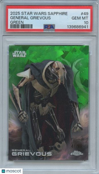 Star Wars General Grievous #49 PSA 10