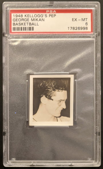 George Mikan 1948 Kellogg's Pep Rookie Year