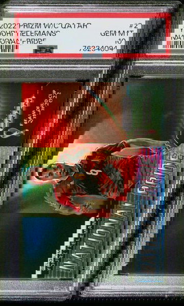 2022 Prizm FIFA World Cup Qatar 2 Youri Tielemans National Pride SSP PSA 10