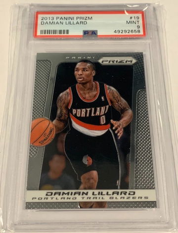 2013-14 Panini Prizm #19 Damian Lillard PSA 9 