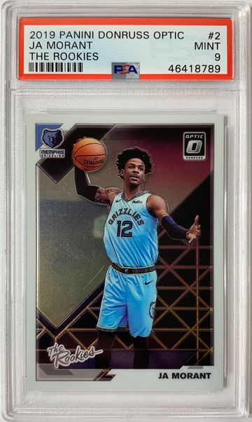 2019 Panini Donruss Optic Ja Morant The Rookies PSA 9 Mint #2