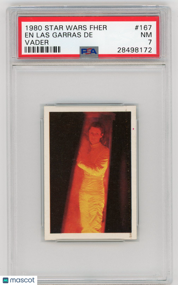 1980 Star Wars Fher EN Las Garras De Vader #167 PSA 7