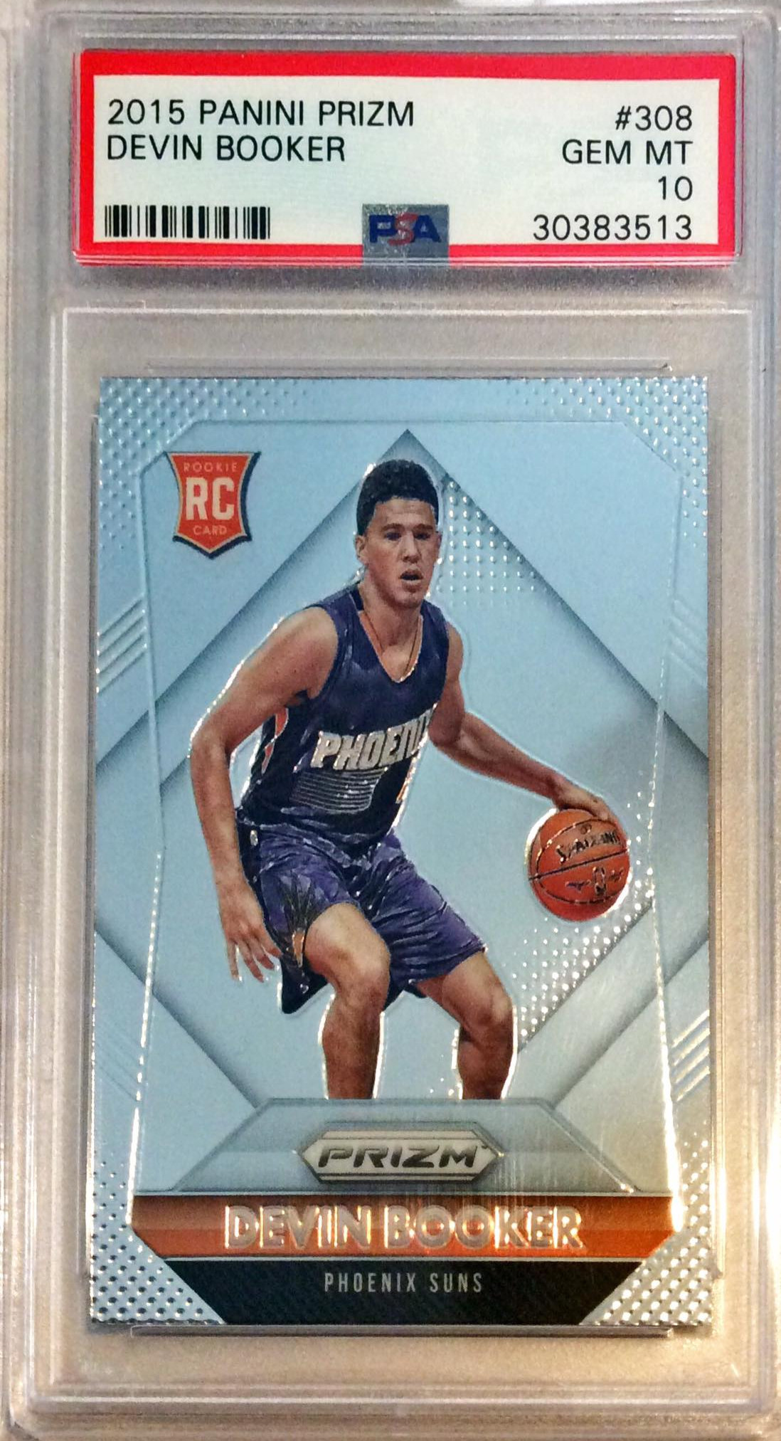 Devin Booker 2015 Panini Prizm PSA 10