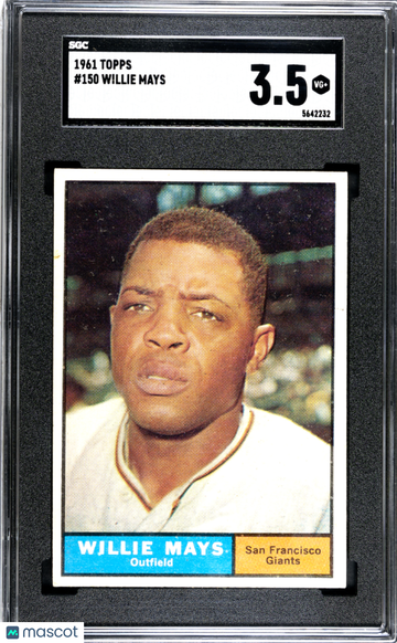 1961 Topps Willie Mays #150 SGC 3.5