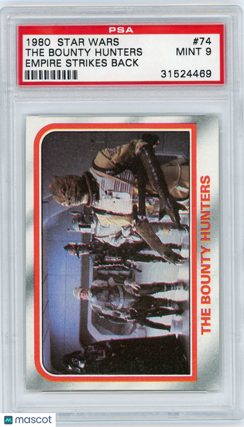 1980 Star Wars Empire Strikes Back The Bounty Hunters #74 PSA 9