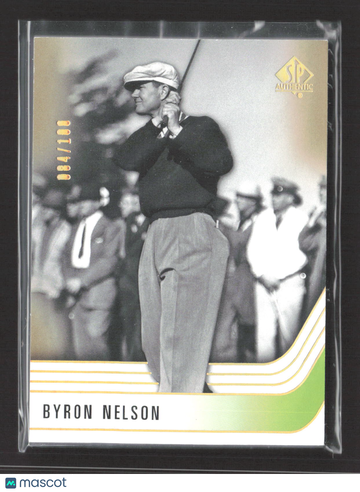 2001 Upper Deck SP Authentic Golf Byron Nelson #30