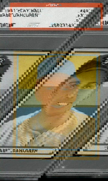 1941 Play Ball #49 Babe Dahlgren