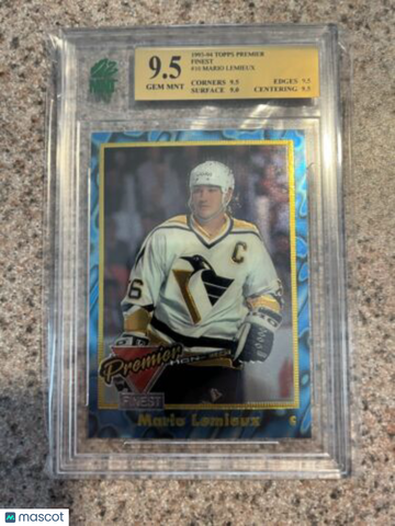 1993-94 Topps Premier Mario Lemieux MNT 9.5
