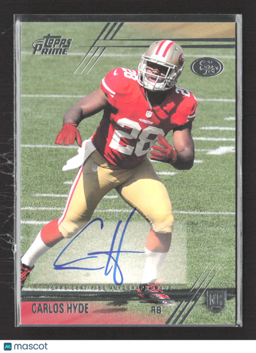 2014 Topps Prime Carlos Hyde #131 Auto