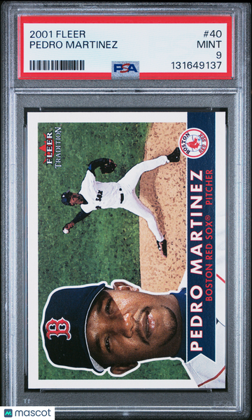 2001 Fleer Pedro Martinez #40 PSA 9