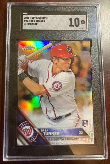 2016 Topps Chrome Refractor SGC 10 GEM Mint