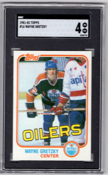 1981 Topps Wayne Gretzky Oilers SGC 4