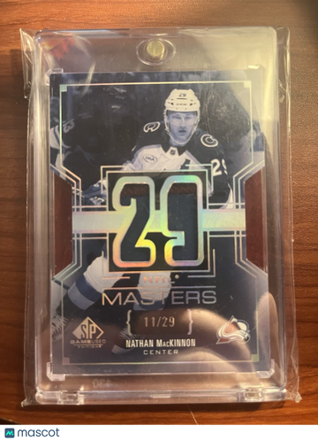 2025-26 SP Game Used Nathan MacKinnon #NM-7 Patch