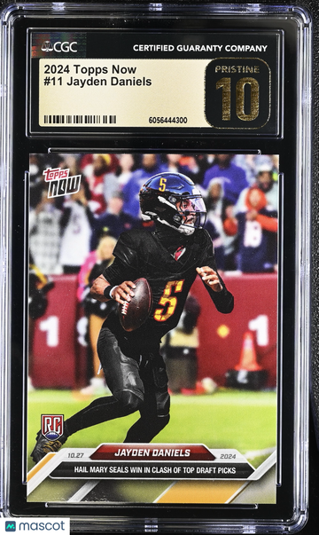 2024 Topps Now Jayden Daniels #11 CGC 10