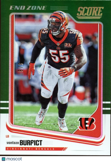 Vontaze Burfict 2018 Score Base Set Cincinnati Bengals