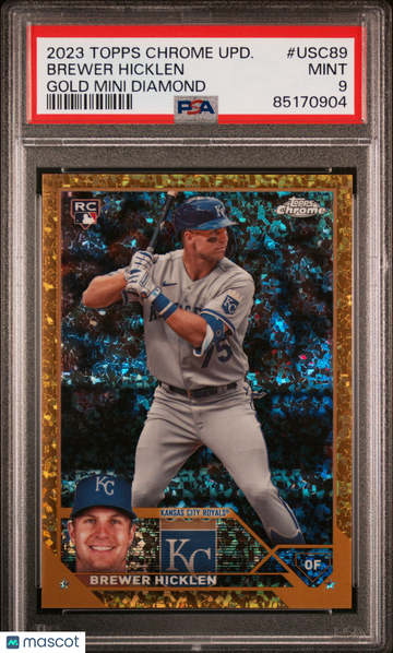 2023 Topps Chrome Update Brewer Hicklen #USC89 PSA 9