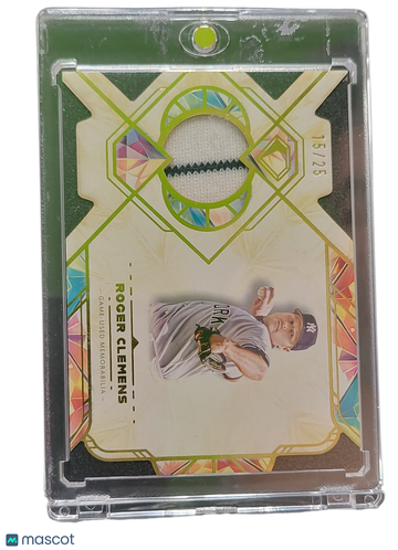 2025 Topps Diamond Icons Roger Clemens #SPR-RC /25 Single Player Relic Card Game-Used Memorabilia