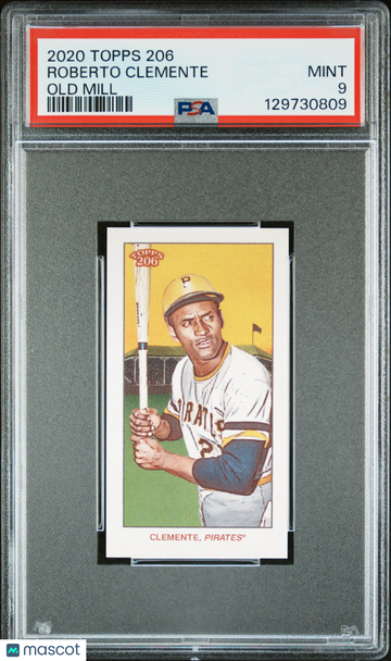 2020 Topps 206 Roberto Clemente Old Mill PSA 9