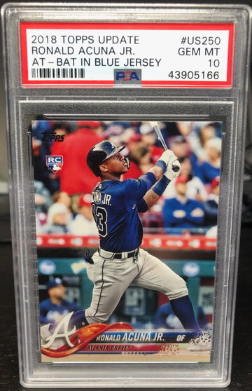 Ronald Acuna RC #US250 2018 Topps Update