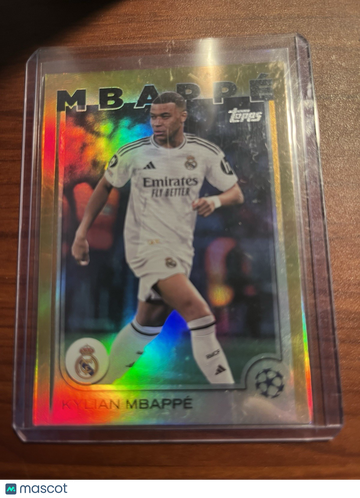 2025 Topps Kylian Mbappé #1 Gold Short Print