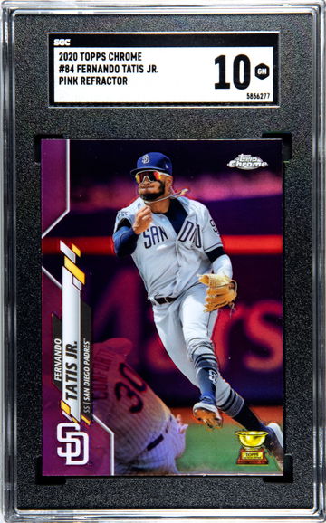 2020 Topps Chrome Fernando Tatis Jr. Pink Refractor #84