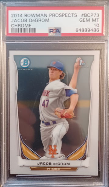 2014 Bowman Prospects Jacob DeGrom Chrome #BCP73
