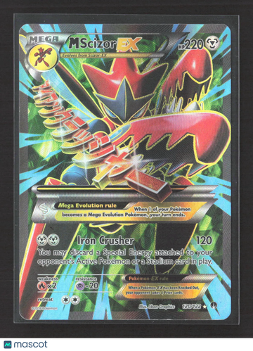 2016 BREAKpoint M Scizor EX Holo Rare FA #120/122