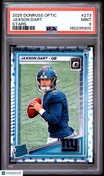 2025 Donruss Optic Rated Rookie Jaxson Dart #273 Stars PSA 9