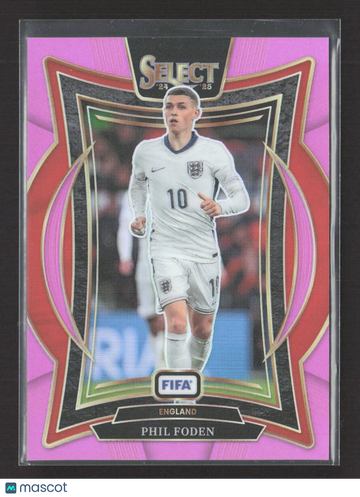 2025 Panini Select FIFA Soccer Terrace Prizm Phil Foden #65 Pink /59