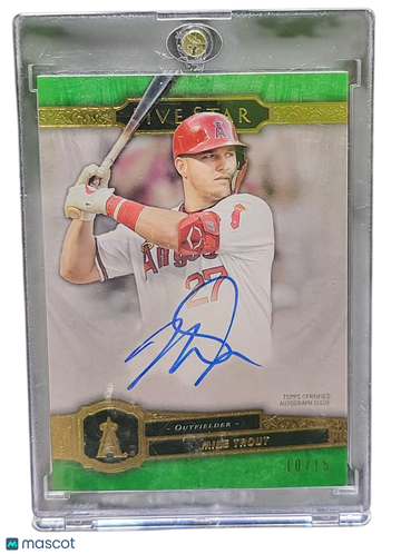 2021 Topps Five Star Mike Trout #FSA-MTB Green /15