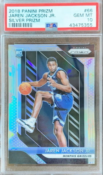 Jaren Jackson JR silver prizm psa 10