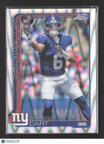 2025 Topps Chrome Jaxson Dart #306 RayWave RC