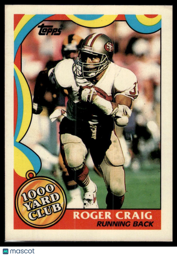 1989 Topps Roger Craig #3 1000 Yard Club