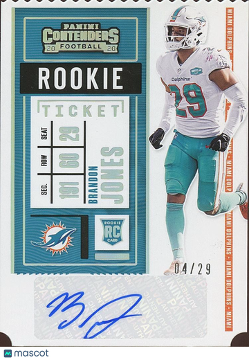 2020 Brandon Jones Panini Authentic